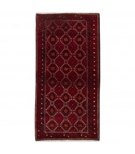 Персидский ковер ручной работы Балуч Код 141183 - 103 × 205