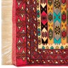 فرش دستباف ذرع و نیم ترکمن کد 166191