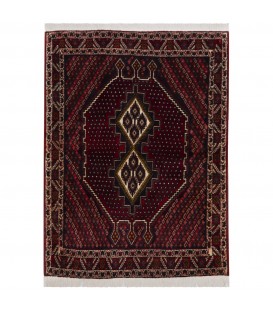 Персидский ковер ручной работы Афшары Код 166200 - 115 × 155