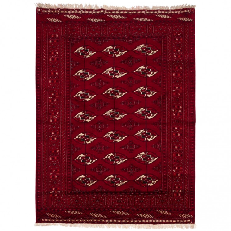 イランの手作りカーペット トルクメン 番号 166237 - 133 × 185