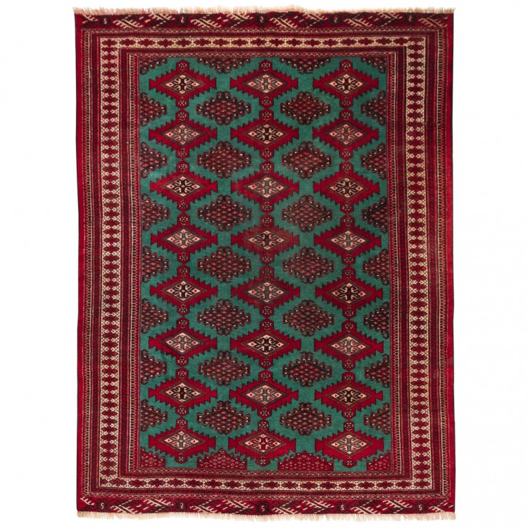Персидский ковер ручной работы туркменский Код 166241 - 205 × 277