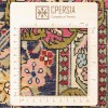 Tappeto persiano Qom annodato a mano codice 166247 - 90 × 64