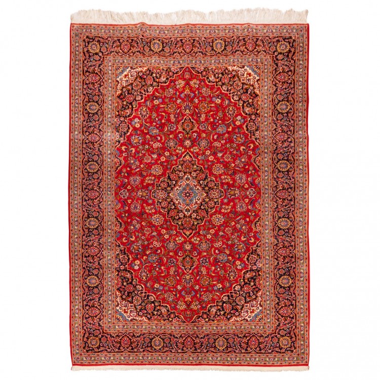Персидский ковер ручной работы Кашан Код 166295 - 288 × 409