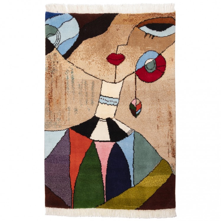 イランの手作りカーペット コラサン 番号 189002 - 110 × 164