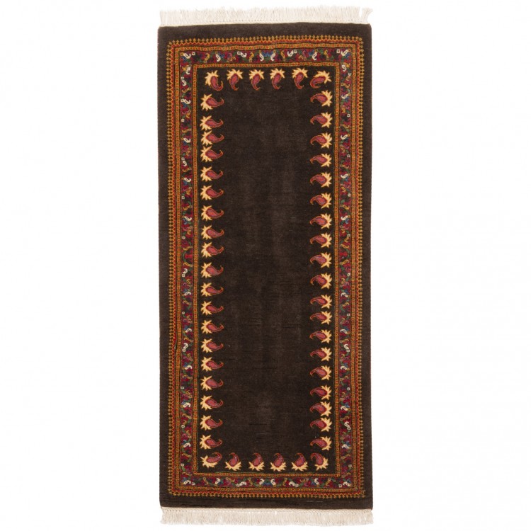 Tappeto persiano Qashqai annodato a mano codice 189010 - 70 × 157