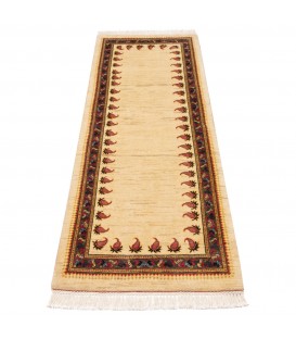 فرش دستباف کناره طول یک و نیم متر قشقایی کد 189011
