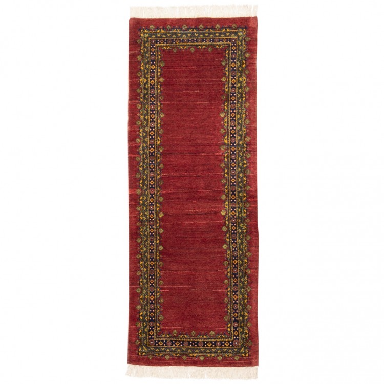 Tappeto persiano Qashqai annodato a mano codice 189013 - 65 × 173
