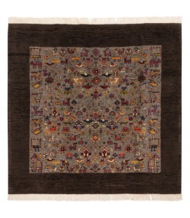 イランの手作りカーペット カシュカイ 番号 189014 - 150 × 155
