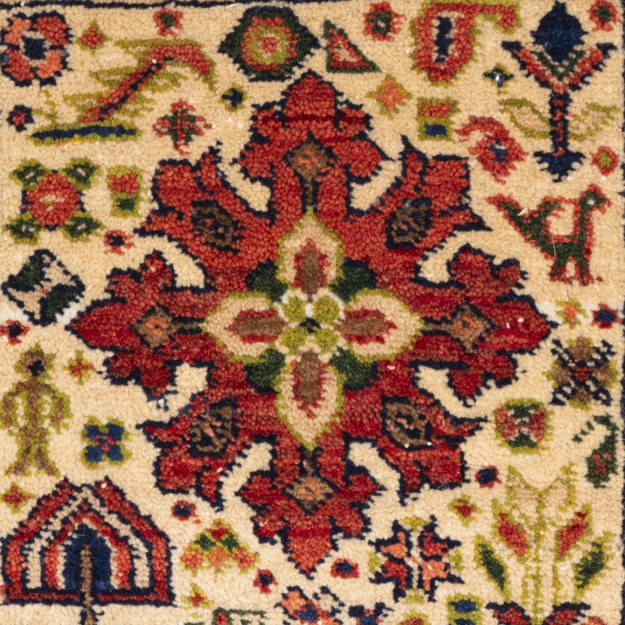 Teppich handgefertigtes Kissen Ziffer 189037