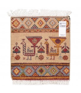 イランの手作りカーペット カシュカイ 番号 189045 - 40 × 43