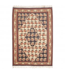 Персидский килим ручной работы Биджар Код 151032 - 111 × 156