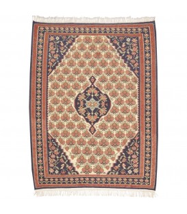 Персидский килим ручной работы Биджар Код 151035 - 120 × 151