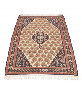 Персидский килим ручной работы Биджар Код 151035 - 120 × 151