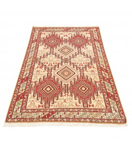 Персидский килим ручной работы Шахсевены Код 151037 - 98 × 141