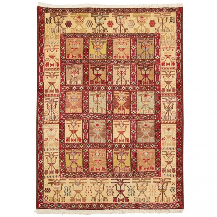 Персидский килим ручной работы Шахсевены Код 151040 - 104 × 143