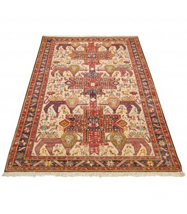 Персидский килим ручной работы Шахсевены Код 151042 - 103 × 143