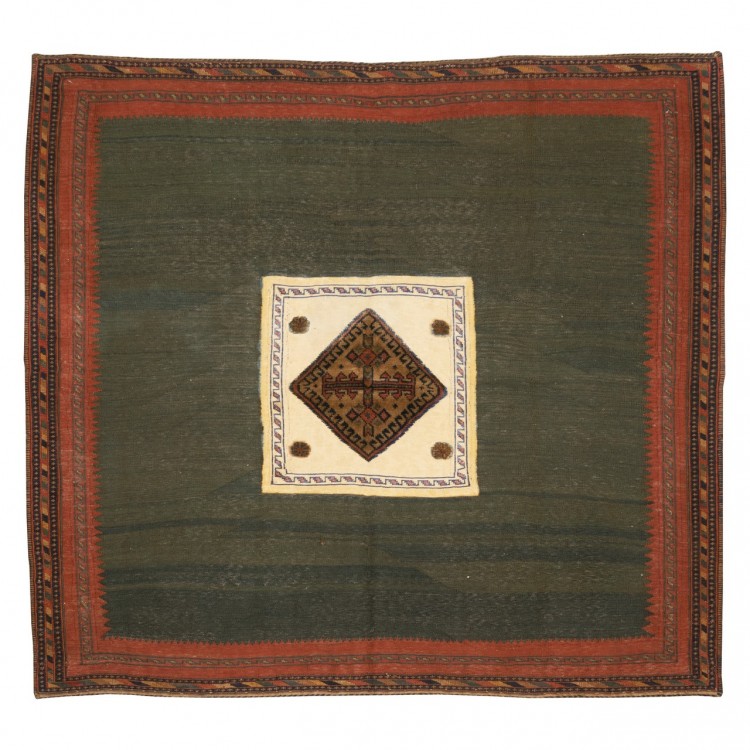 Персидский ковер ручной работы Сирян Код 151027 - 151 × 137
