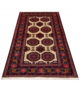 イランの手作りカーペット バルーチ 番号 151061 - 109 × 189