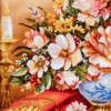 تابلو فرش دستباف گل در گلدان تبریز کد 902361