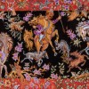 Tableau tapis persan Qom fait main Réf ID 902418
