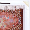 تابلو فرش دستباف طاووس قم کد 902431