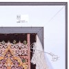 Tableau tapis persan Qom fait main Réf ID 902434