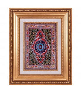 イランの手作り絵画絨毯 コム 番号 902440
