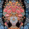イランの手作り絵画絨毯 コム 番号 902450