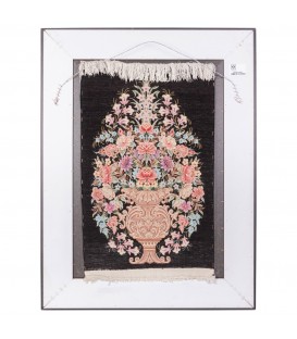 イランの手作り絵画絨毯 コム 番号 902451