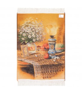 イランの手作り絵画絨毯 タブリーズ 番号 902465