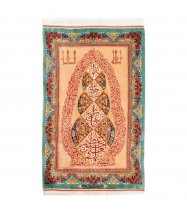 イランの手作り絵画絨毯 コム 番号 902499