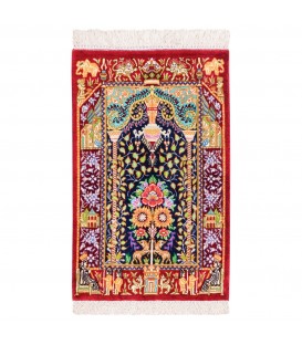 イランの手作り絵画絨毯 コム 番号 902501