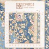 Tappeto persiano Qom annodato a mano codice 172114 - 72 × 108