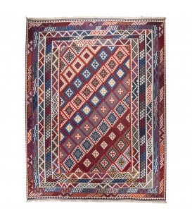 Персидский килим ручной работы Фарс Код 171671 - 411 × 466