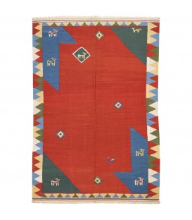 Персидский килим ручной работы Фарс Код 171692 - 167 × 240