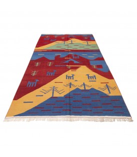 Персидский килим ручной работы Фарс Код 171696 - 148 × 246