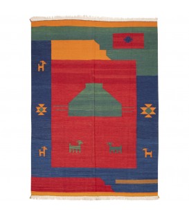 Персидский килим ручной работы Фарс Код 171699 - 150 × 203