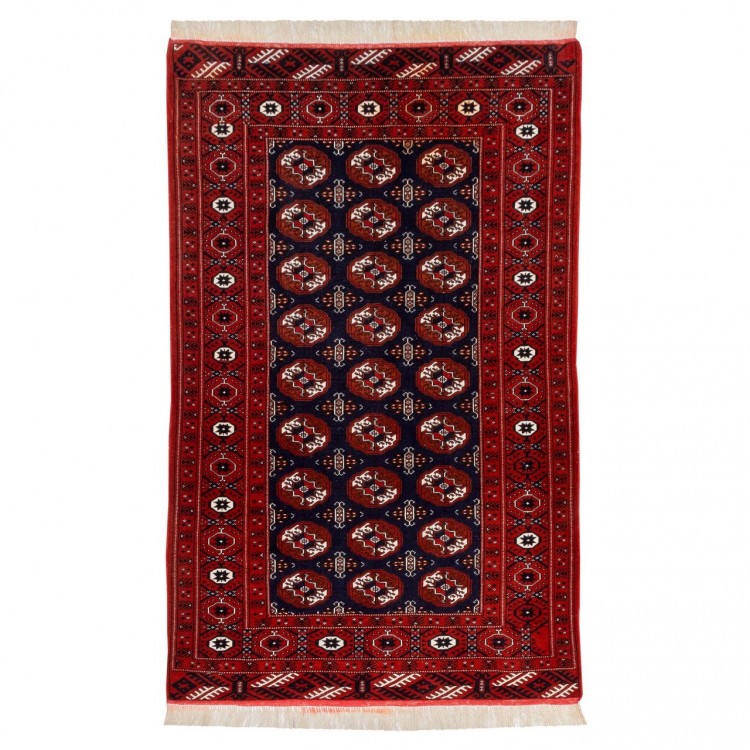 Tappeto persiano turkmeno annodato a mano codice 152003 - 127 × 196