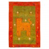 Персидский габбе ручной работы Бакхтиари Код 152056 - 82 × 116