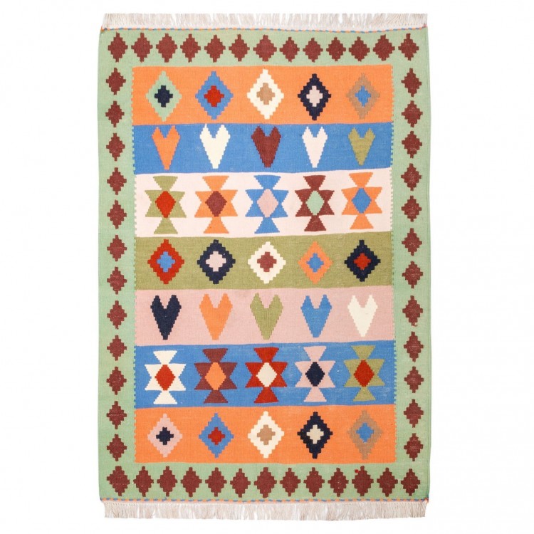 Персидский килим ручной работы Фарс Код 152012 - 108 × 155
