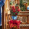 イランの手作り絵画絨毯 タブリーズ 番号 902544