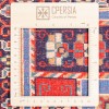 Tappeto persiano Qashqai annodato a mano codice 153002 - 136 × 199