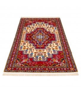 イランの手作りカーペット カシュカイ 番号 153004 - 134 × 197