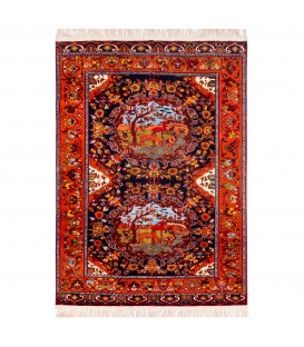 Персидский ковер ручной работы Санган Код 153014 - 127 × 178