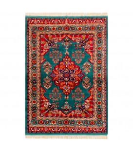 イランの手作りカーペット カシュカイ 番号 153033 - 142 × 200