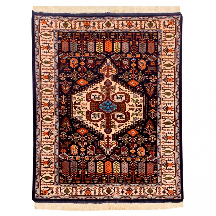 イランの手作りカーペット カシュカイ 番号 153067 - 118 × 149