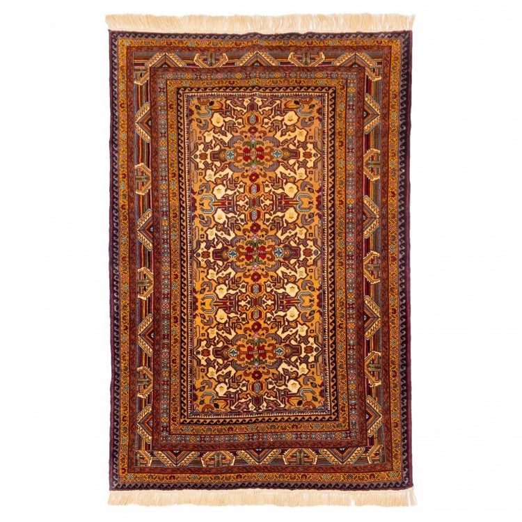 Персидский ковер ручной работы Санган Код 153072 - 125 × 189