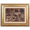 Tableau tapis persan Tabriz fait main Réf ID 902586