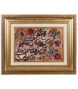 イランの手作り絵画絨毯 タブリーズ 番号 902587