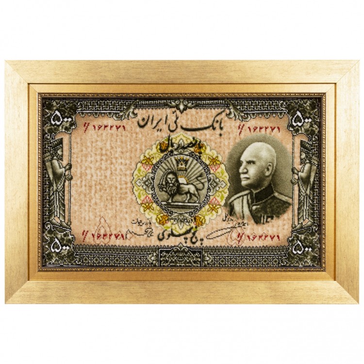イランの手作り絵画絨毯 タブリーズ 番号 902601